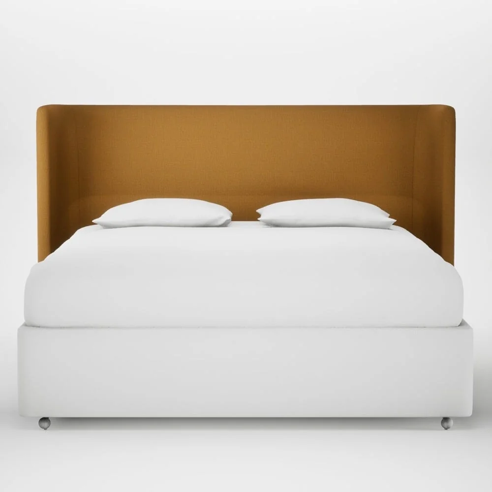 Heal's Monroe Headboard Lift Storage Super King Smart Cotton Linen Sahara – image 1