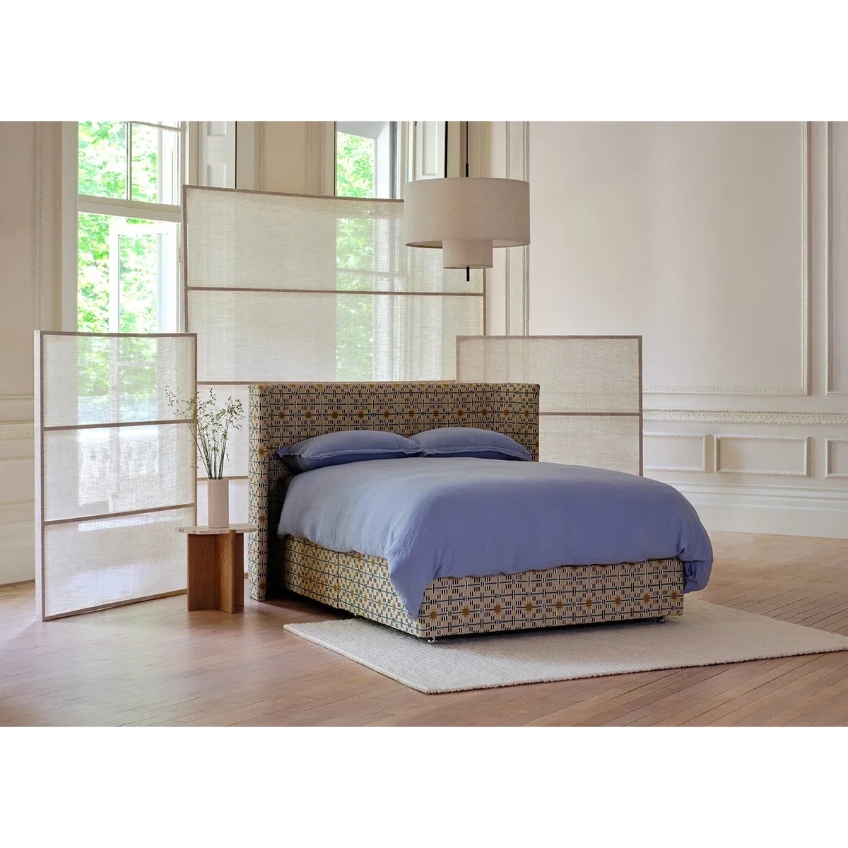 Heal's Monroe Headboard Double Loop Twill Fossil – image 3
