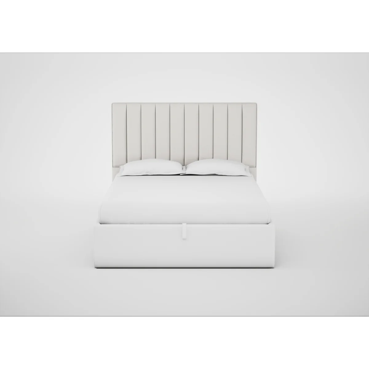 Heal's Retta Headboard (Lift Storage) Super King Capelo Linen-Cotton Etruscan Red – image 2