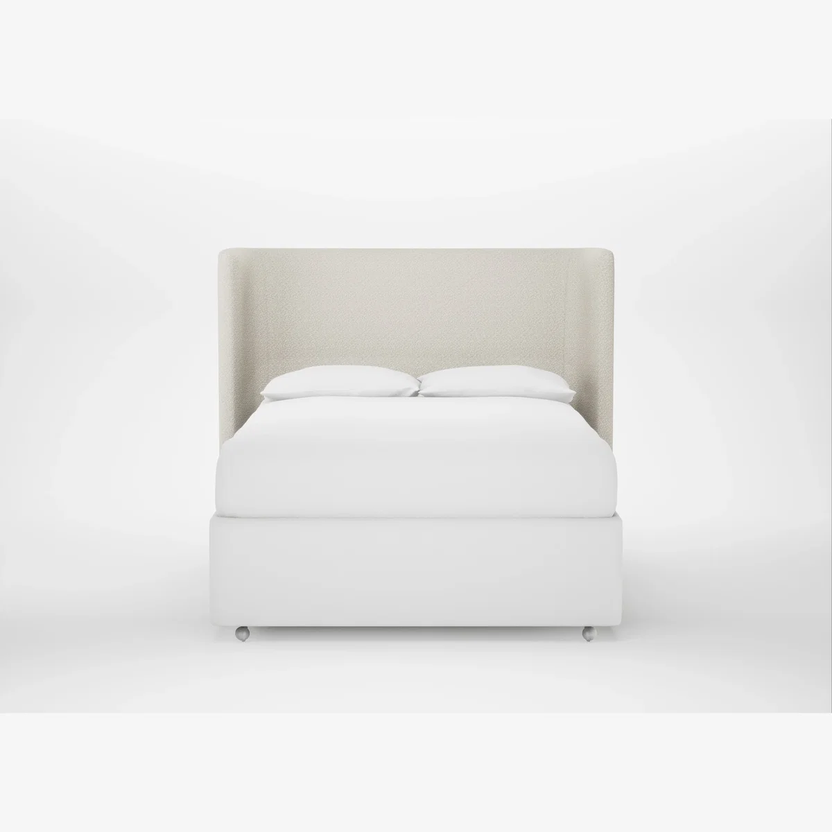 Heal's Monroe Headboard Lift Storage Super King Wool Velvet Camel – image 1