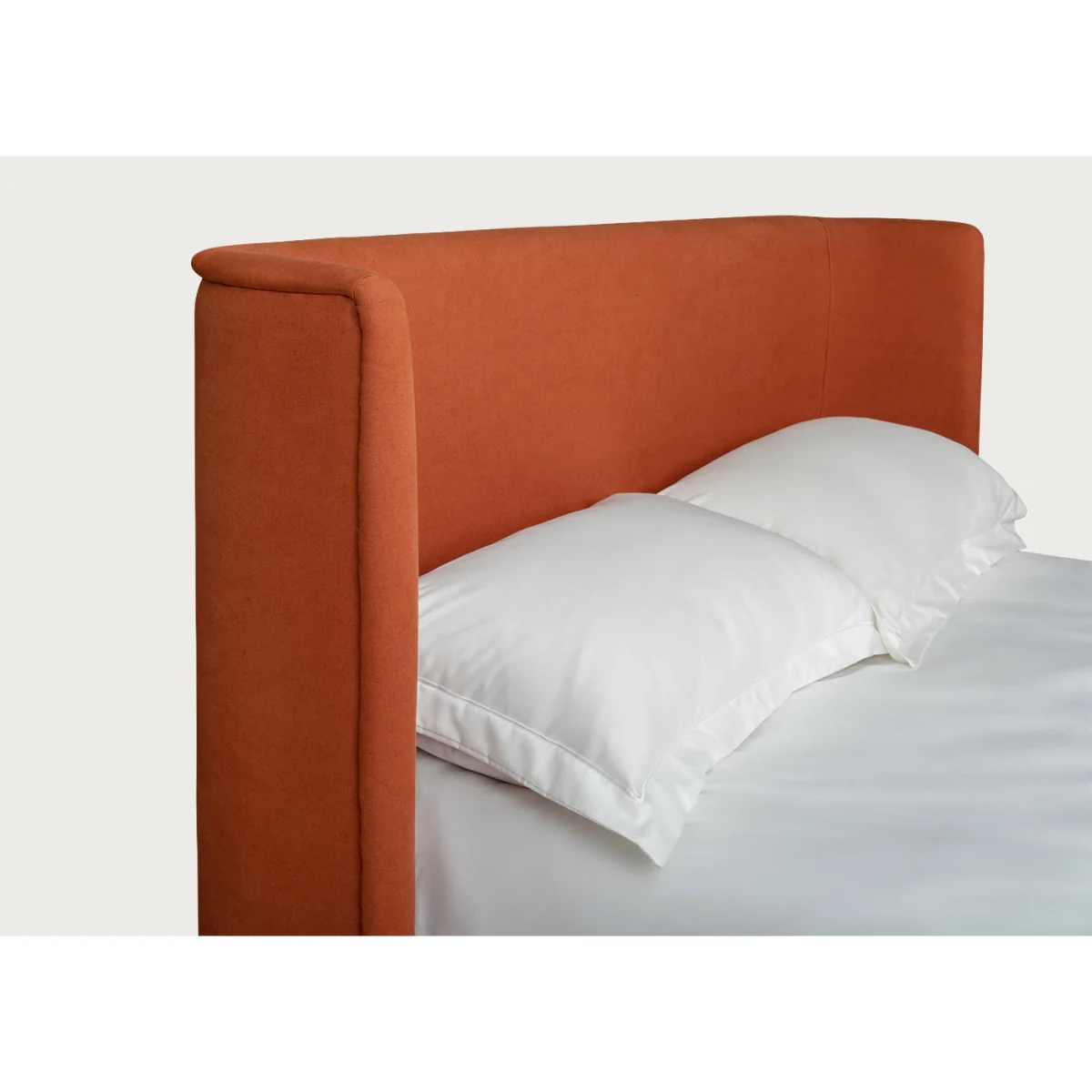 Heal's Monroe Headboard Lift Storage Double Wool Velvet Camel – image 4