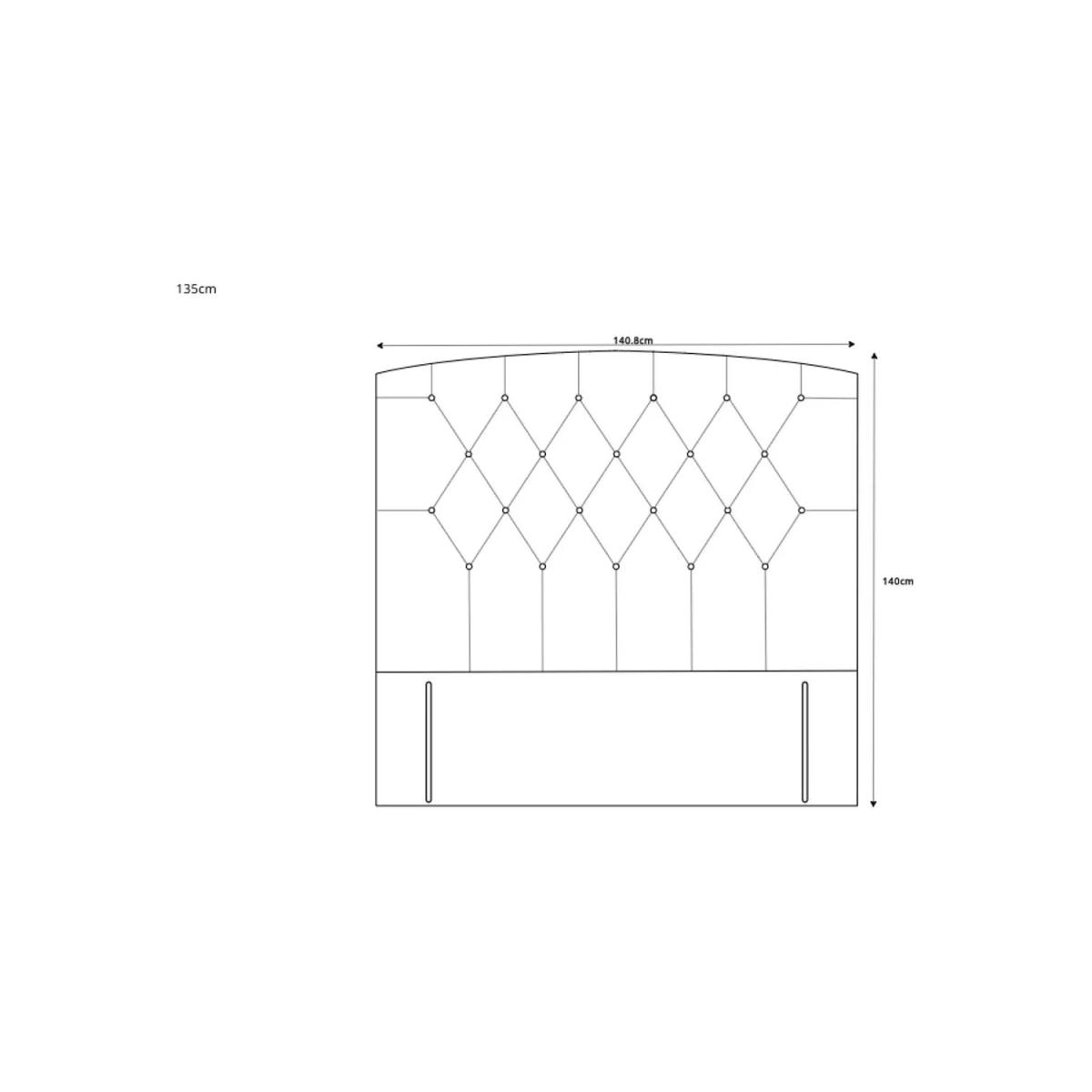 John Lewis Rouen II Headboard, Double – image 5