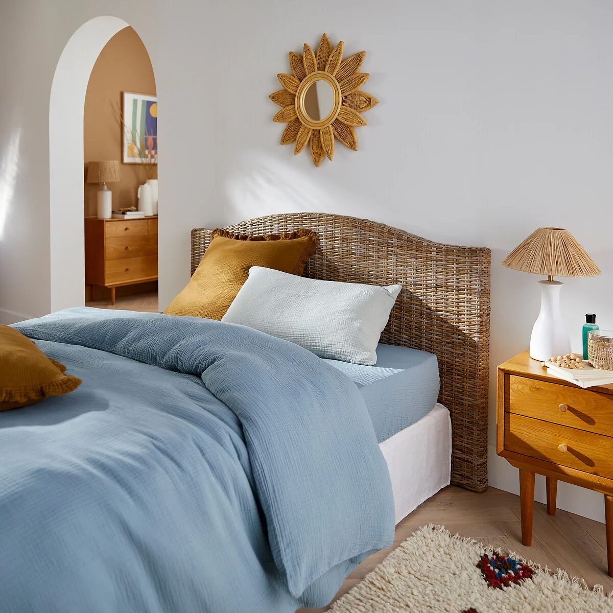 Malu Woven Kubu Double Headboard – image 2