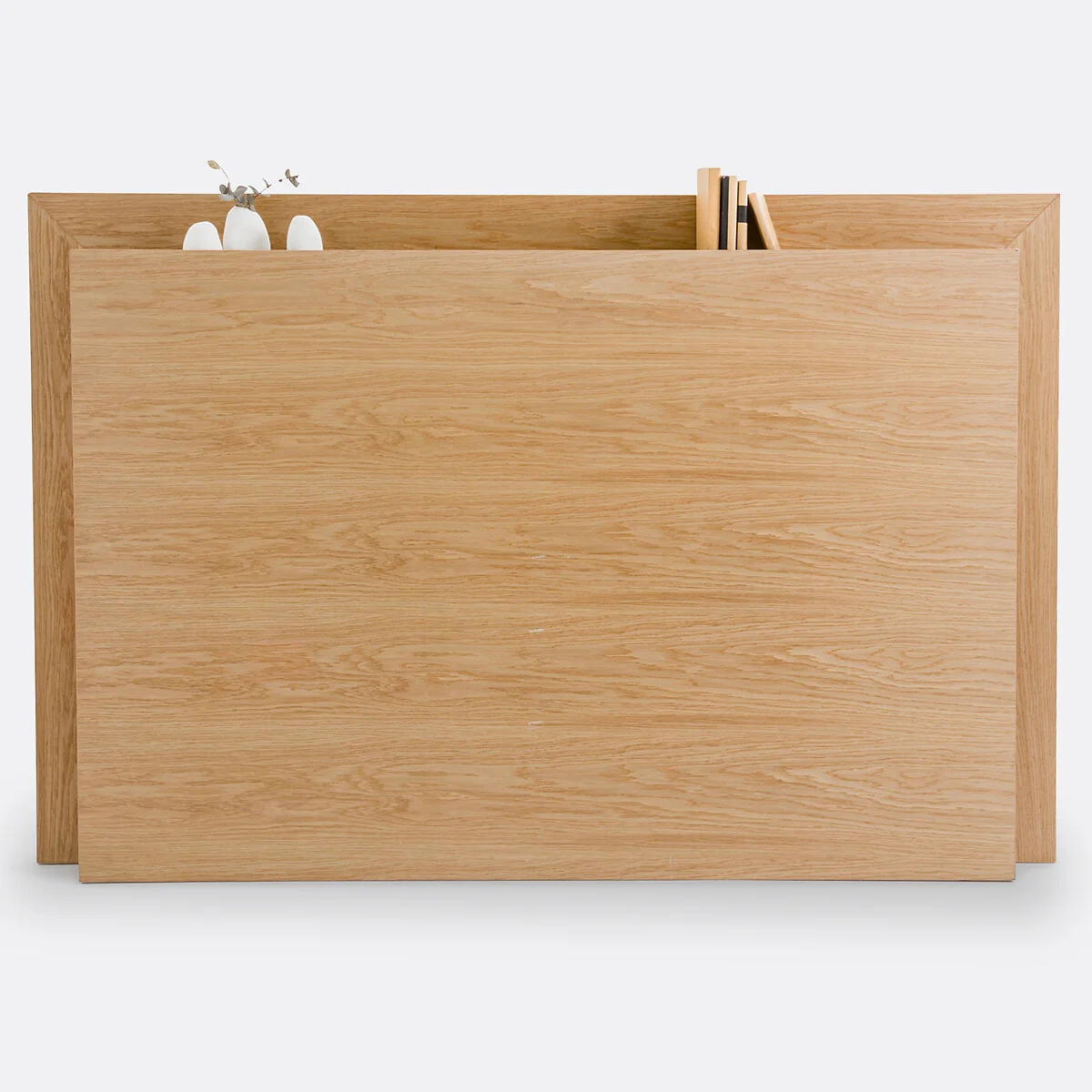 Essena Oak Veneer Storage Headboard – image 4