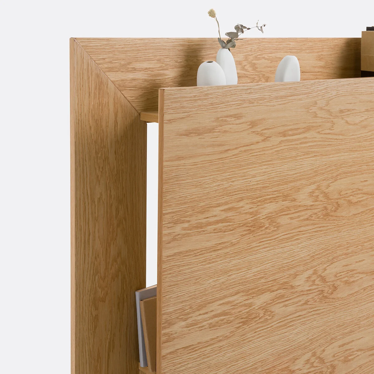 Essena Oak Veneer Storage Headboard – image 5