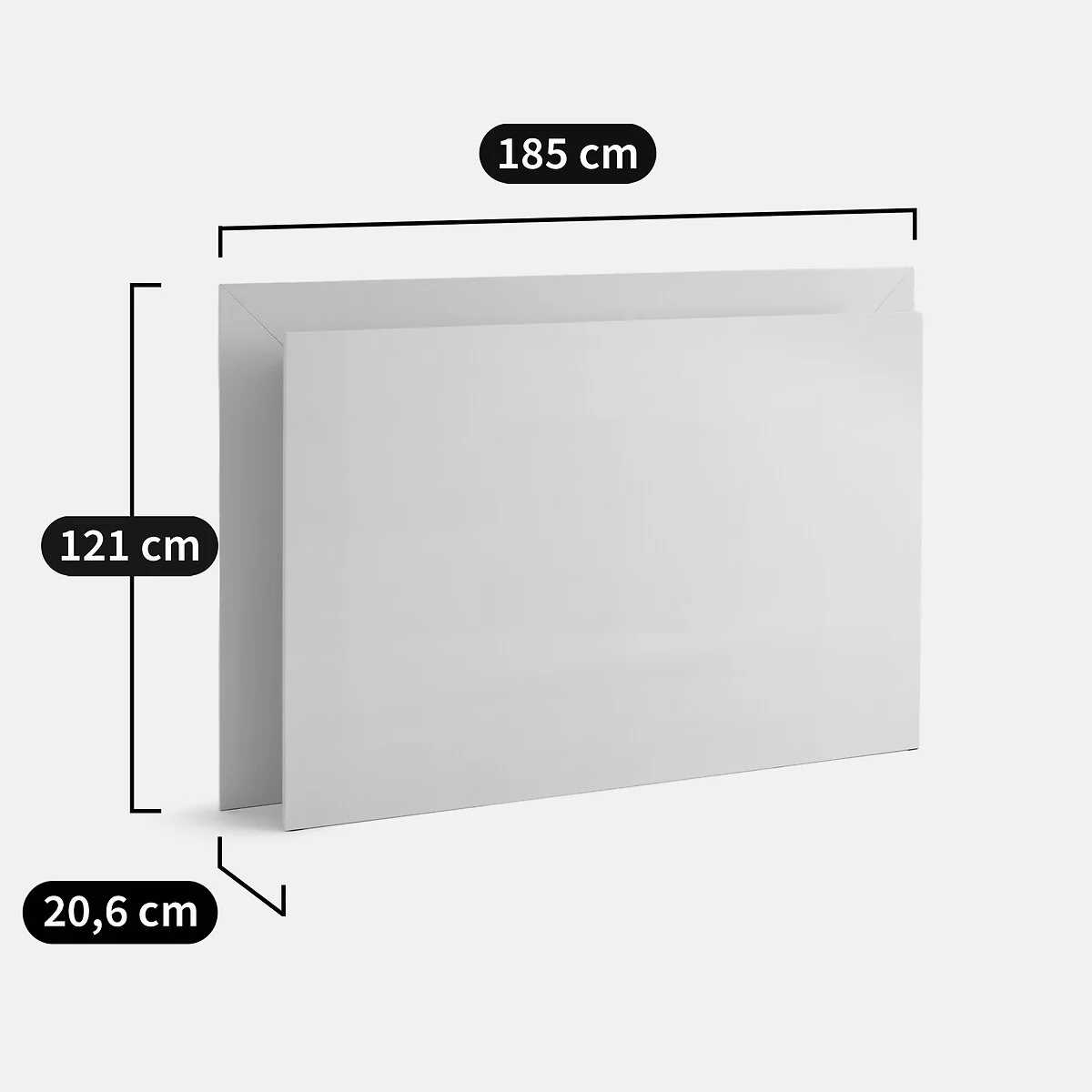 Essena Oak Veneer Storage Headboard – image 8