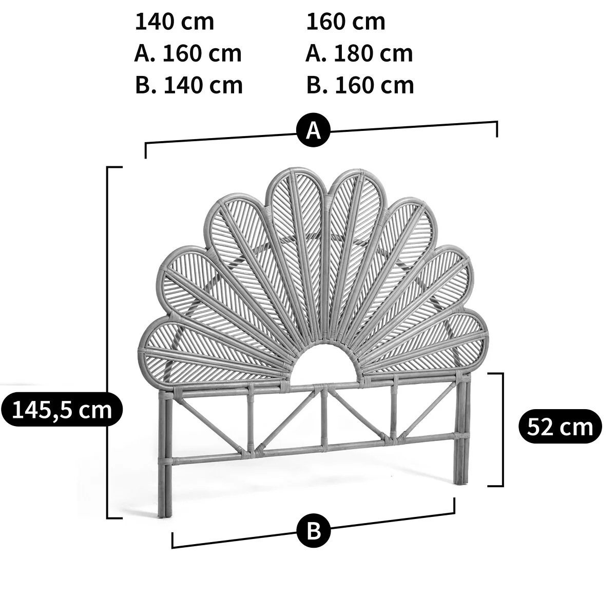 Paoni Rattan Headboard – image 5