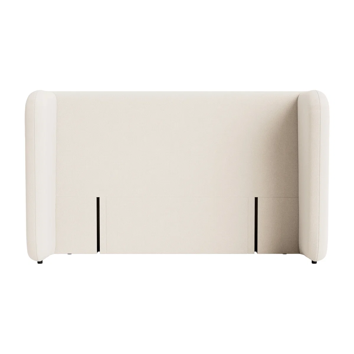 Snoozeliner Headboard, King (Frothy Milk Clever Slubby Cotton) – image 1