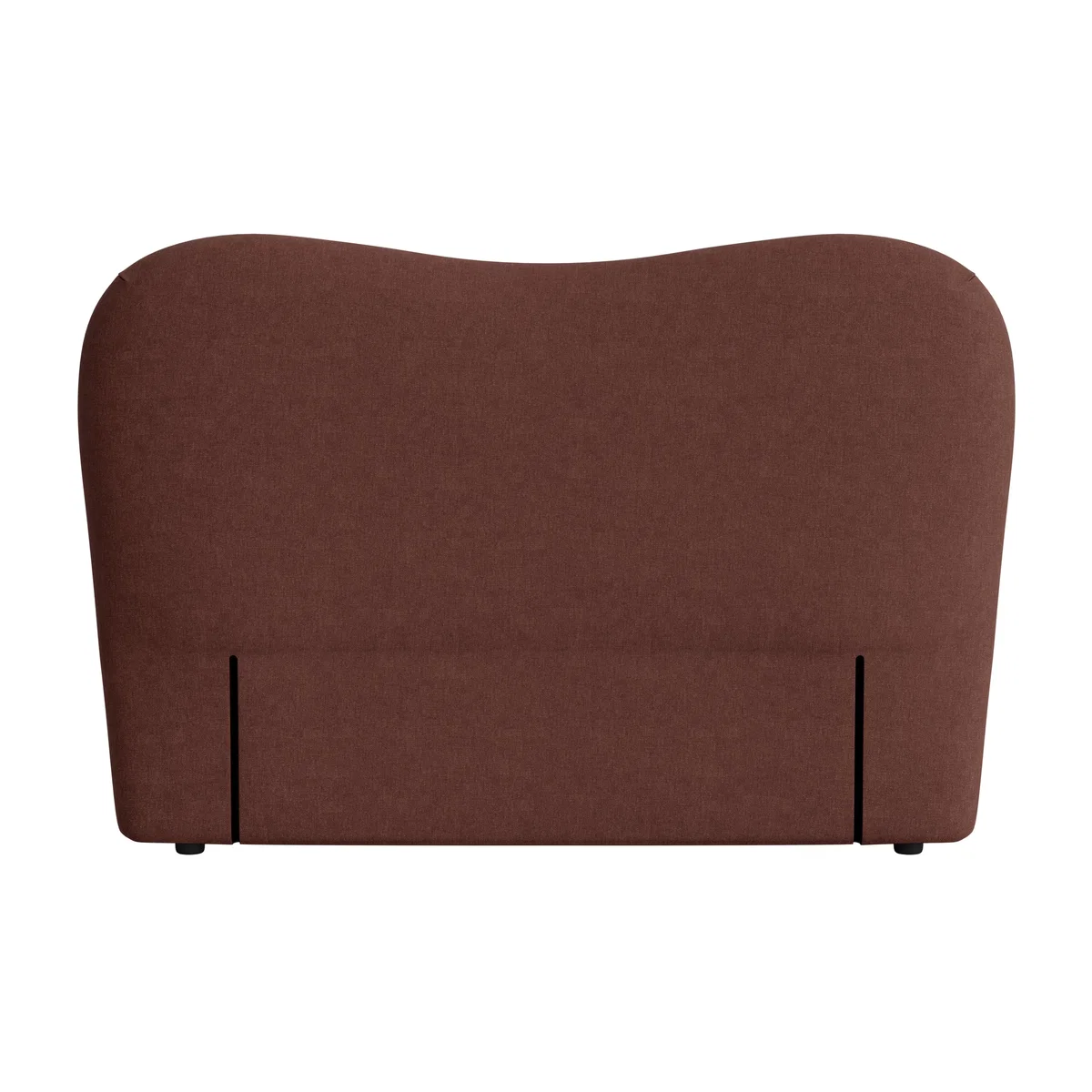 Monroe Headboard, King (Mulberry Wine Clever Linen) – image 1