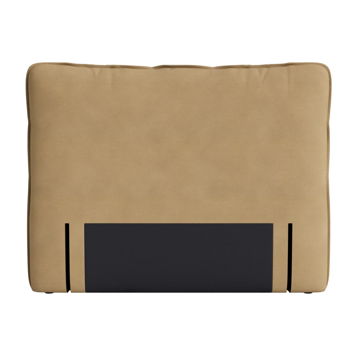 Pillow Talker Headboard, King (French Mustard Clever Cotton) – image 1