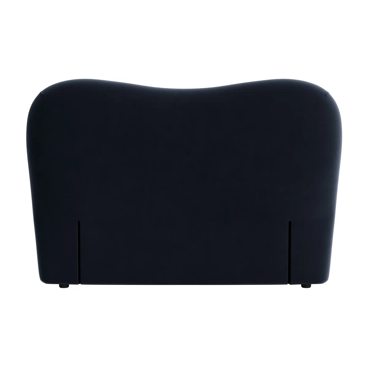 Monroe Headboard, King (Liquorice Blue Clever Velvet) – image 1