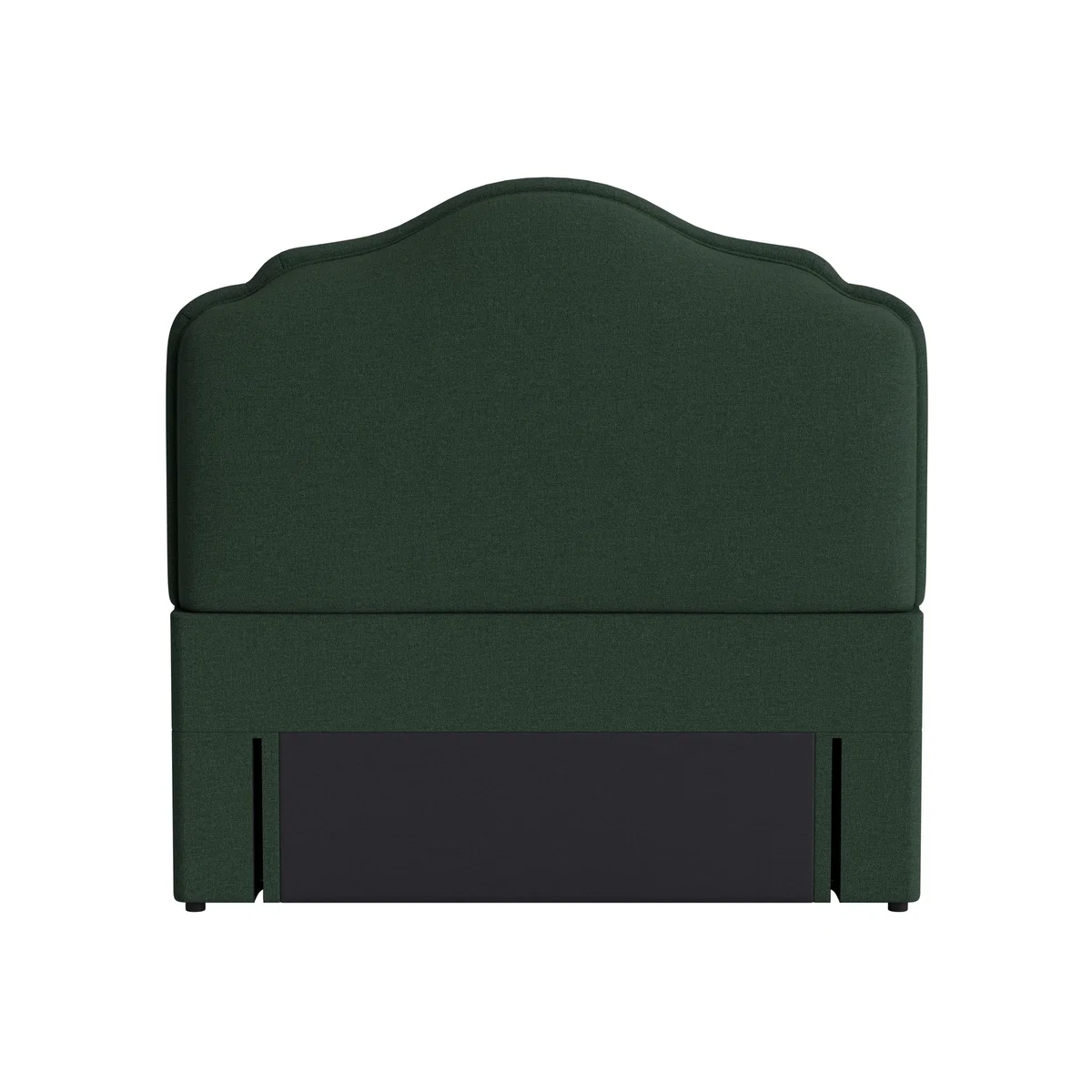 Sugar Puff Headboard, Double (Petrol Can Clever Slubby Linen) – image 1