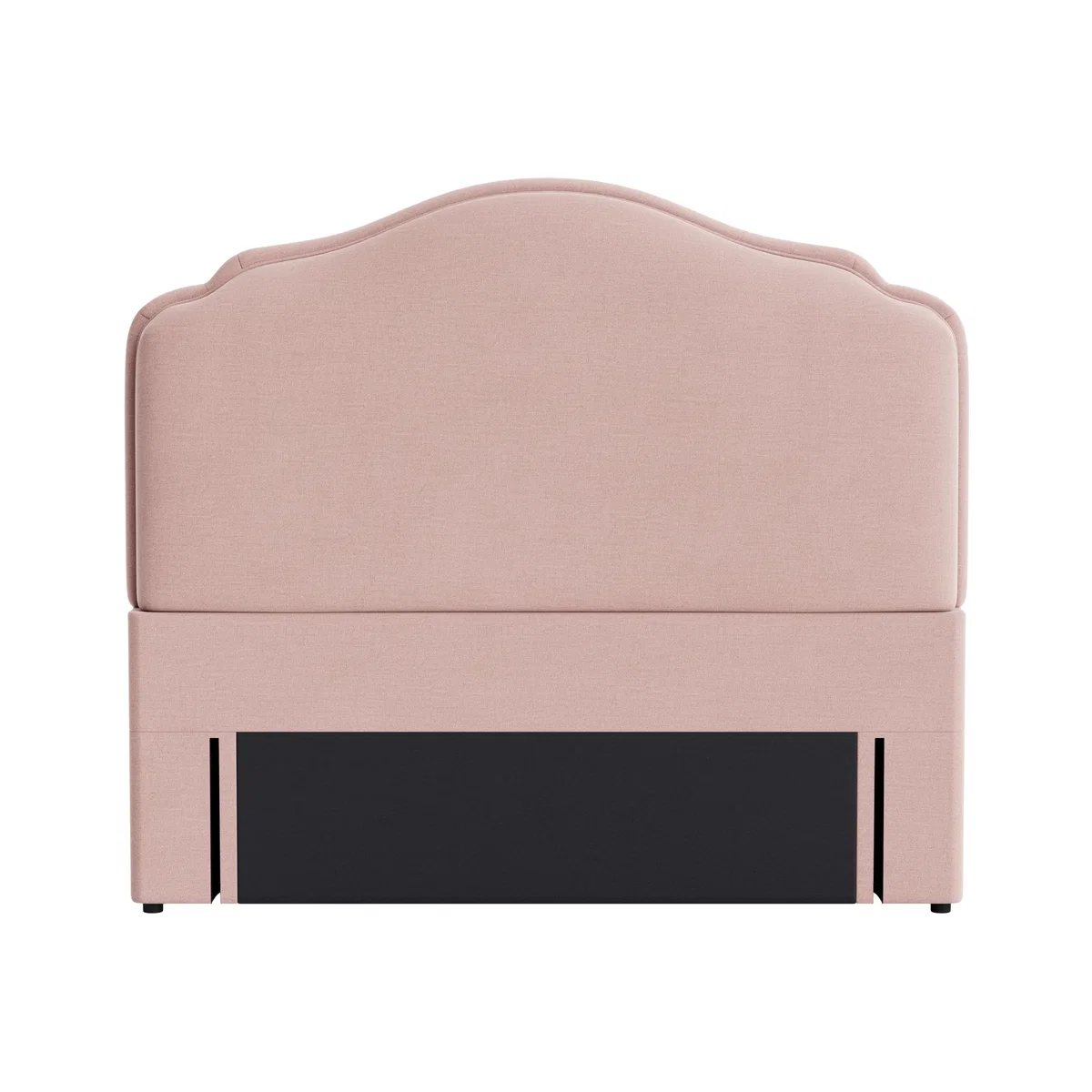 Sugar Puff Headboard, King (Rosewater Clever Linen) – image 1