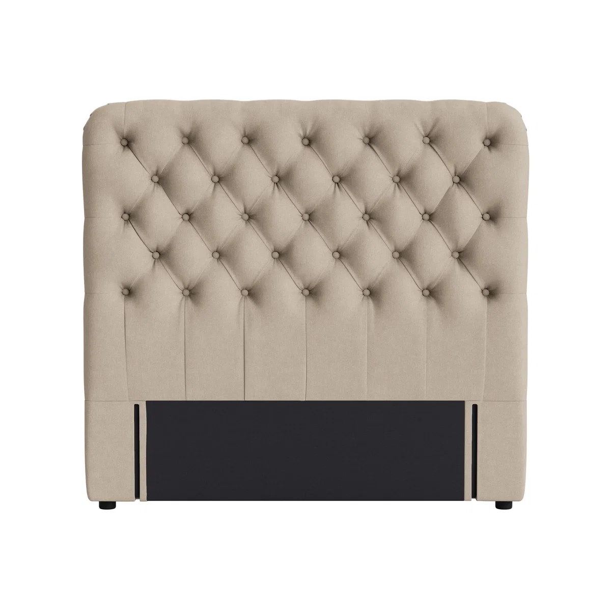 Snoozemuffin Headboard, Double (Mushroom Stalk Clever Linen) – image 1