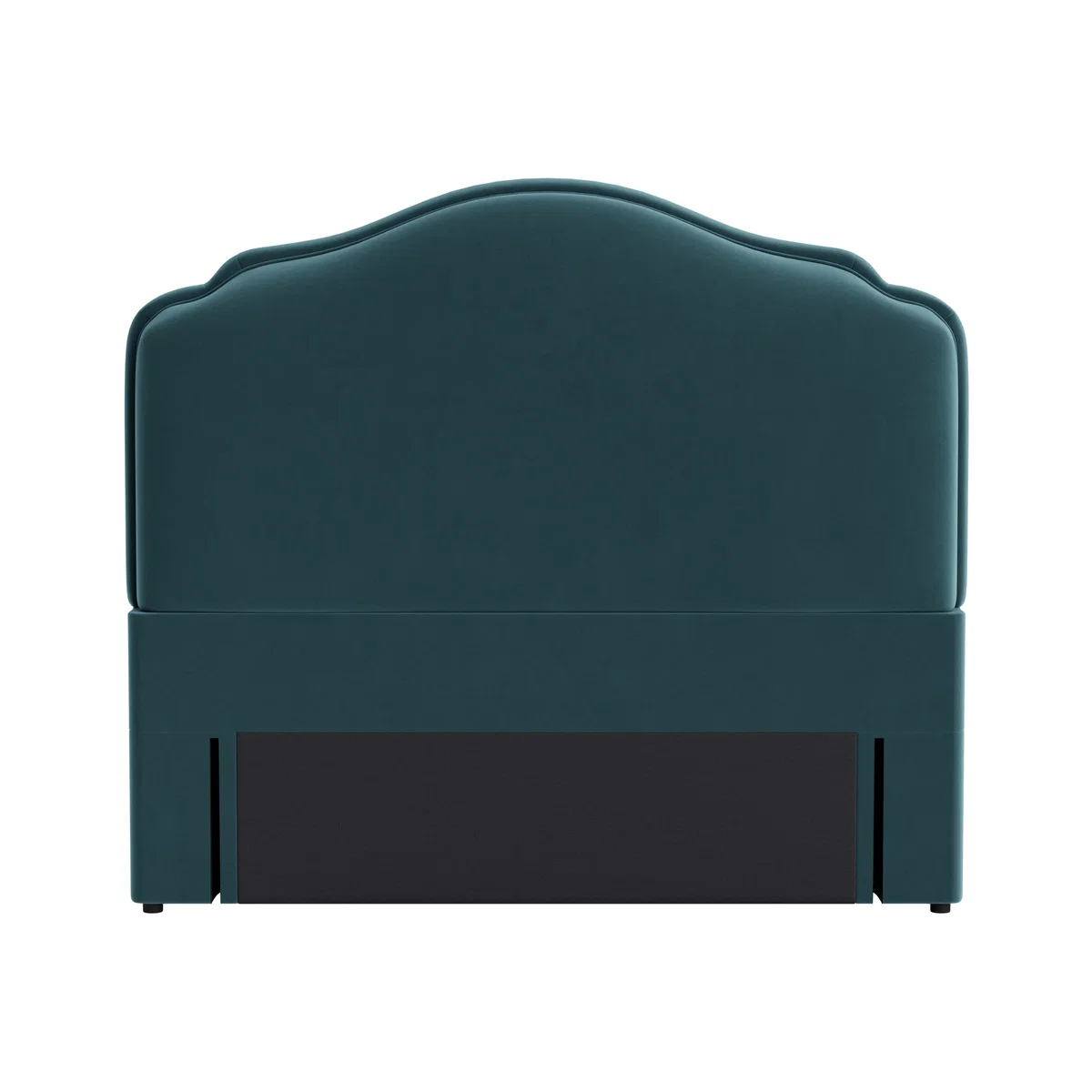 Sugar Puff Headboard, King (Sopping Seagrass Clever Velvet) – image 1