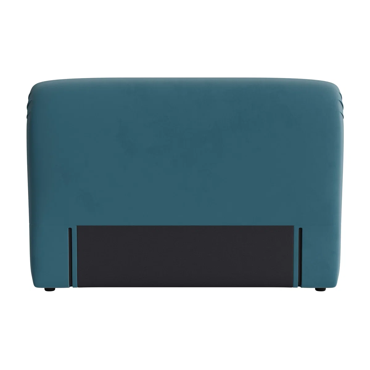 Cookie Headboard, King (Teacup Teal Clever Velvet) – image 1