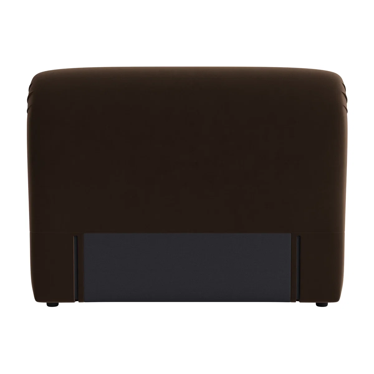 Cookie Headboard, Double (Warm Brownie Clever Velvet) – image 1