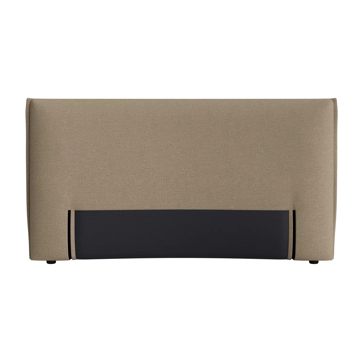 Archy Headboard, King (Portobello Mushroom Clever Slubby Linen) – image 1