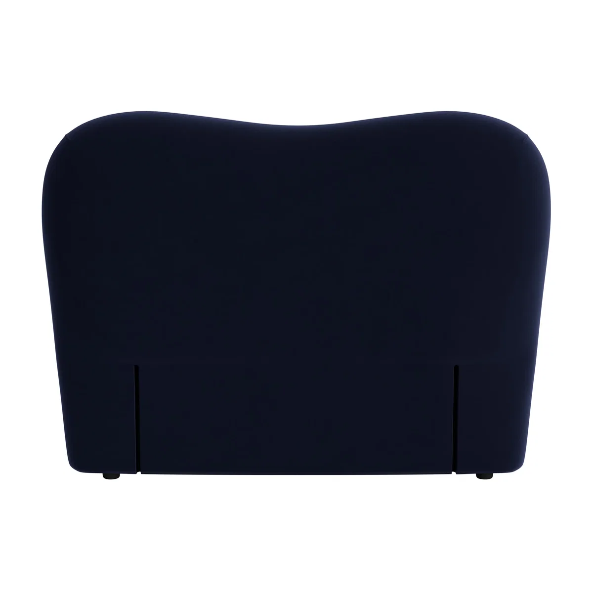 Monroe Headboard, Double (Pen Nib Blue Clever Velvet) – image 1