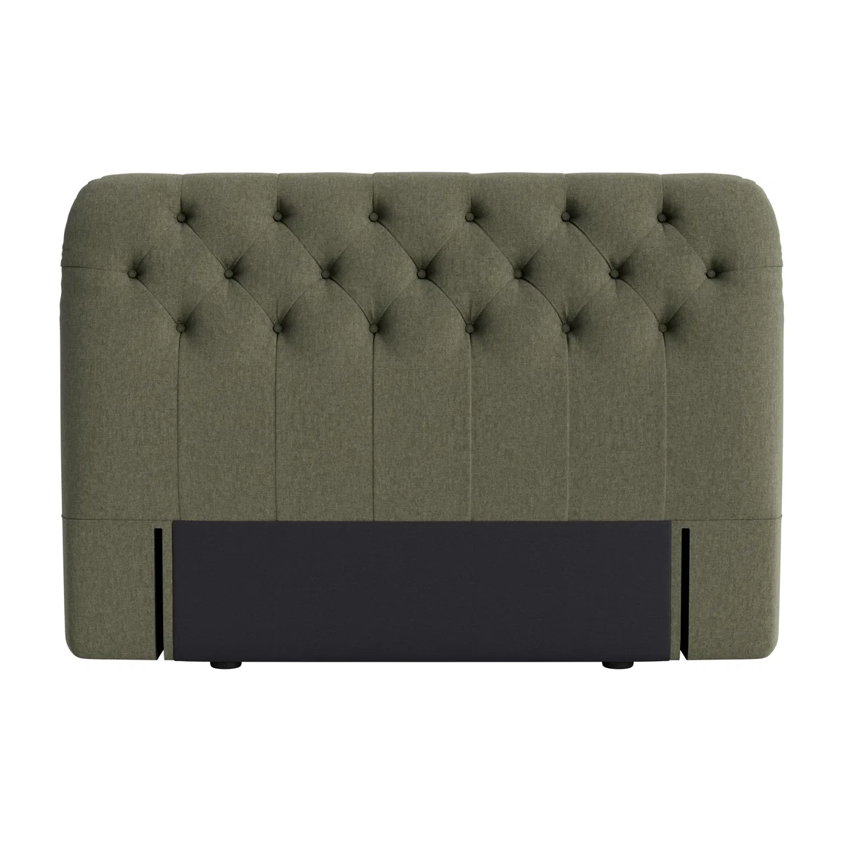 Bedlington Headboard, King (Baked Fig Clever Linen) – image 1