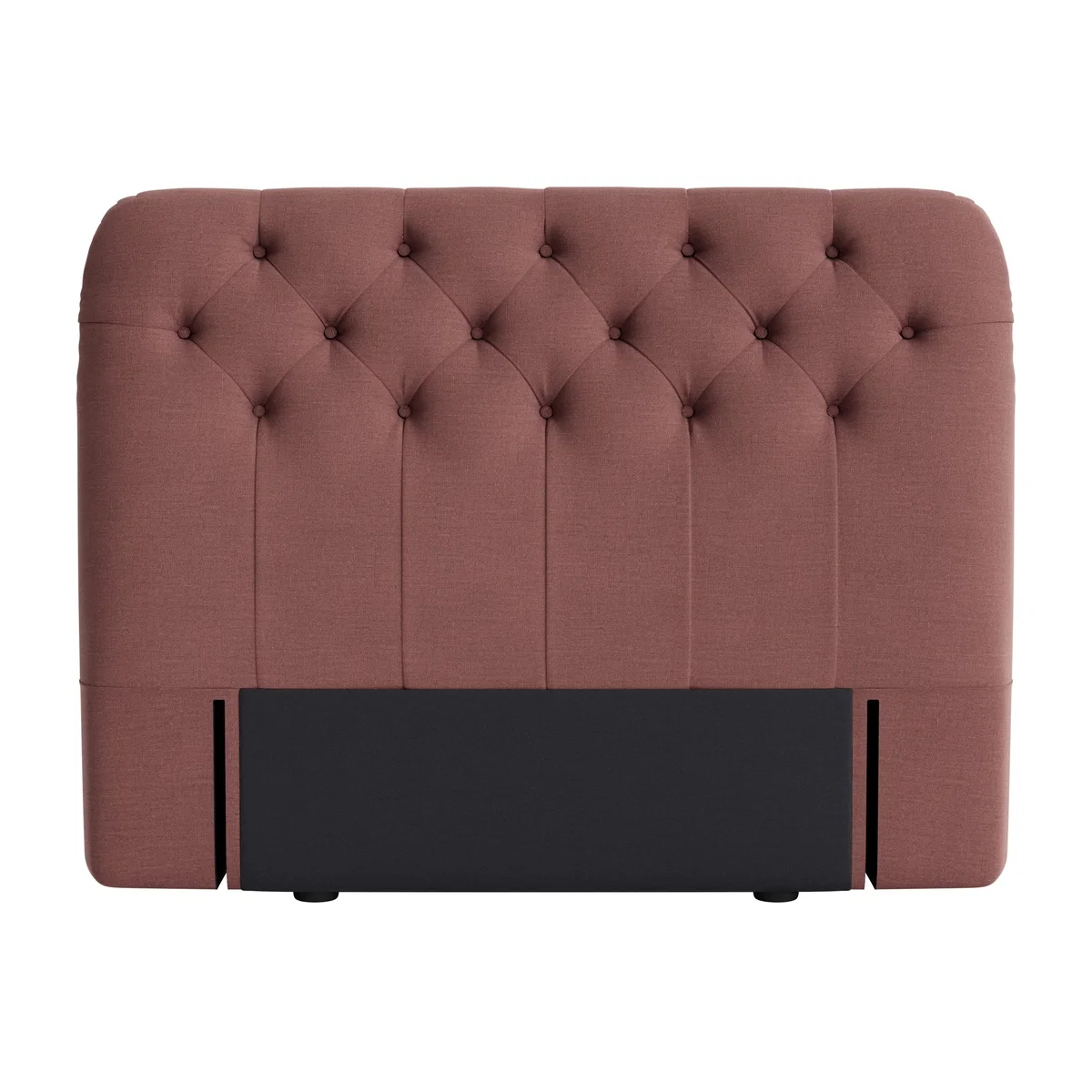 Bedlington Headboard, Double (Preserved Plums Clever Linen) – image 1