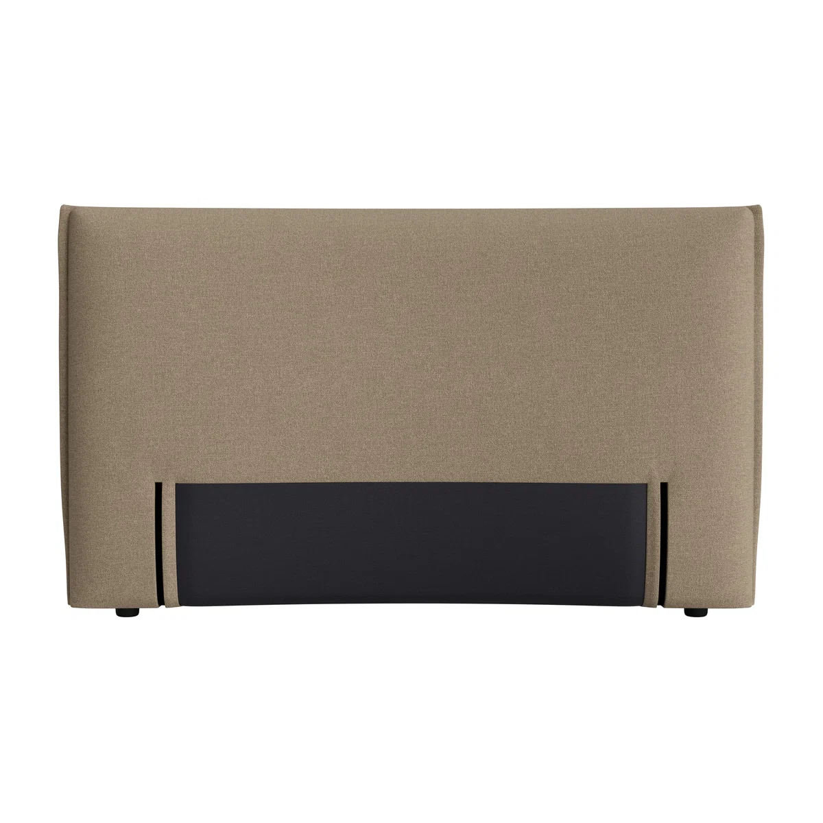 Archy Headboard, Double (Portobello Mushroom Clever Slubby Linen) – image 1