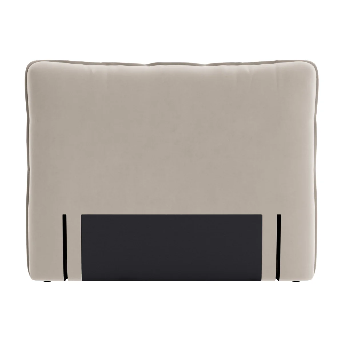 Pillow Talker Headboard, King (Warm Dough Clever Velvet) – image 1
