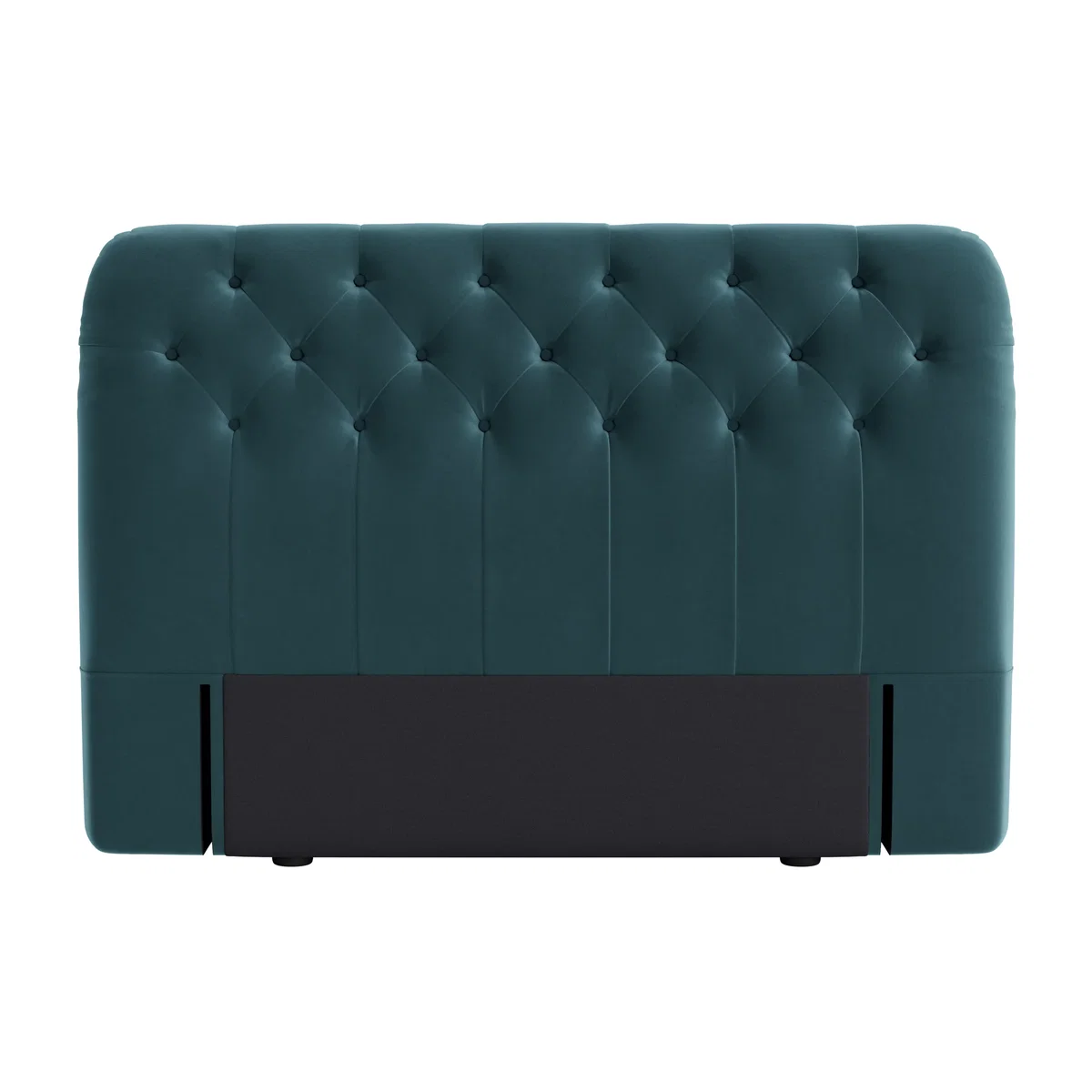Bedlington Headboard, King (Sopping Seagrass Clever Velvet) – image 1
