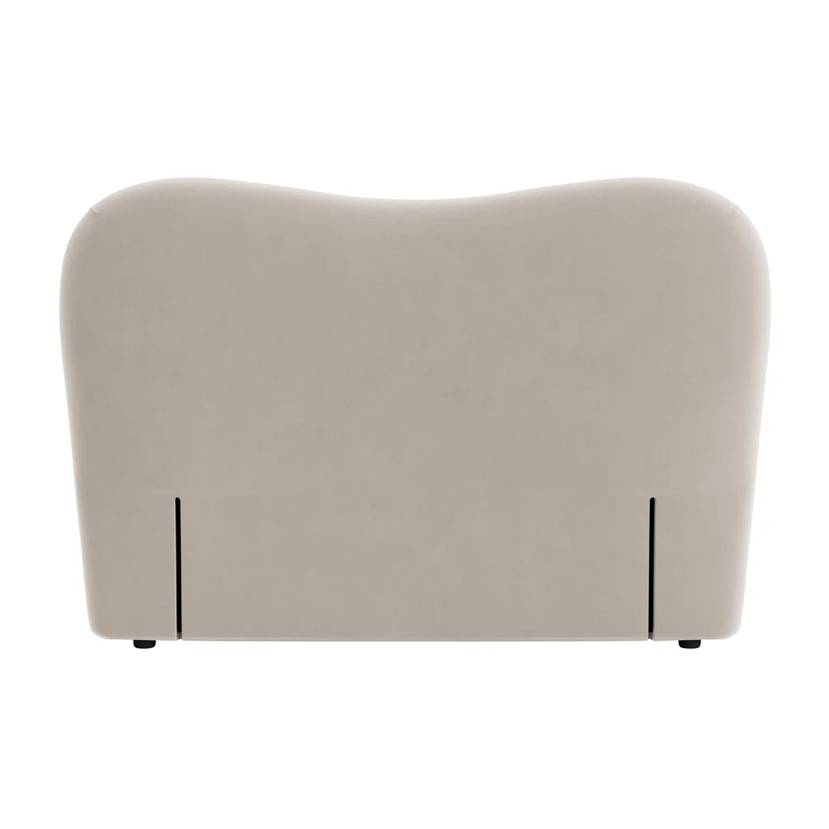 Monroe Headboard, King (Warm Dough Clever Velvet) – image 1