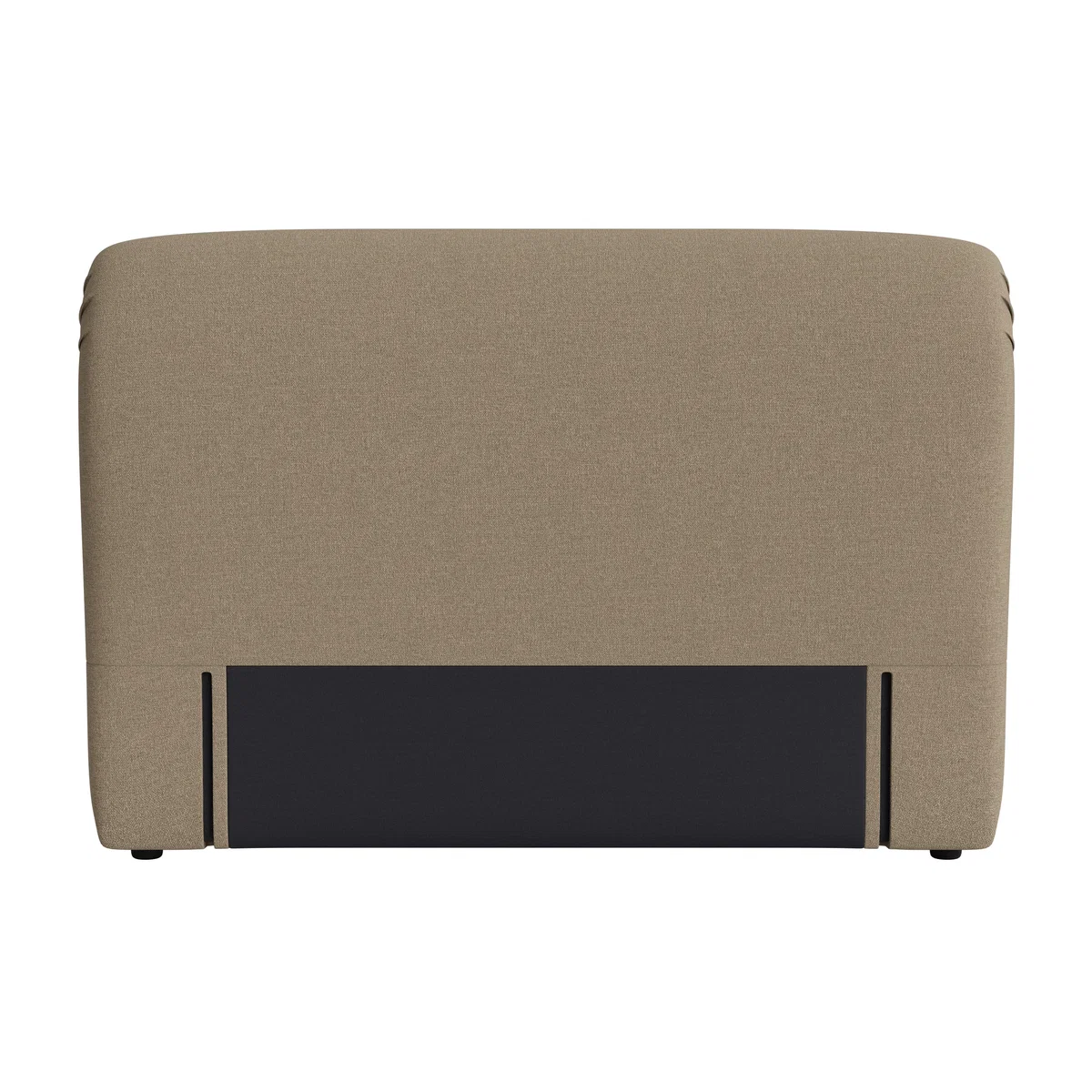 Cookie Headboard, King (Portobello Mushroom Clever Slubby Linen) – image 1
