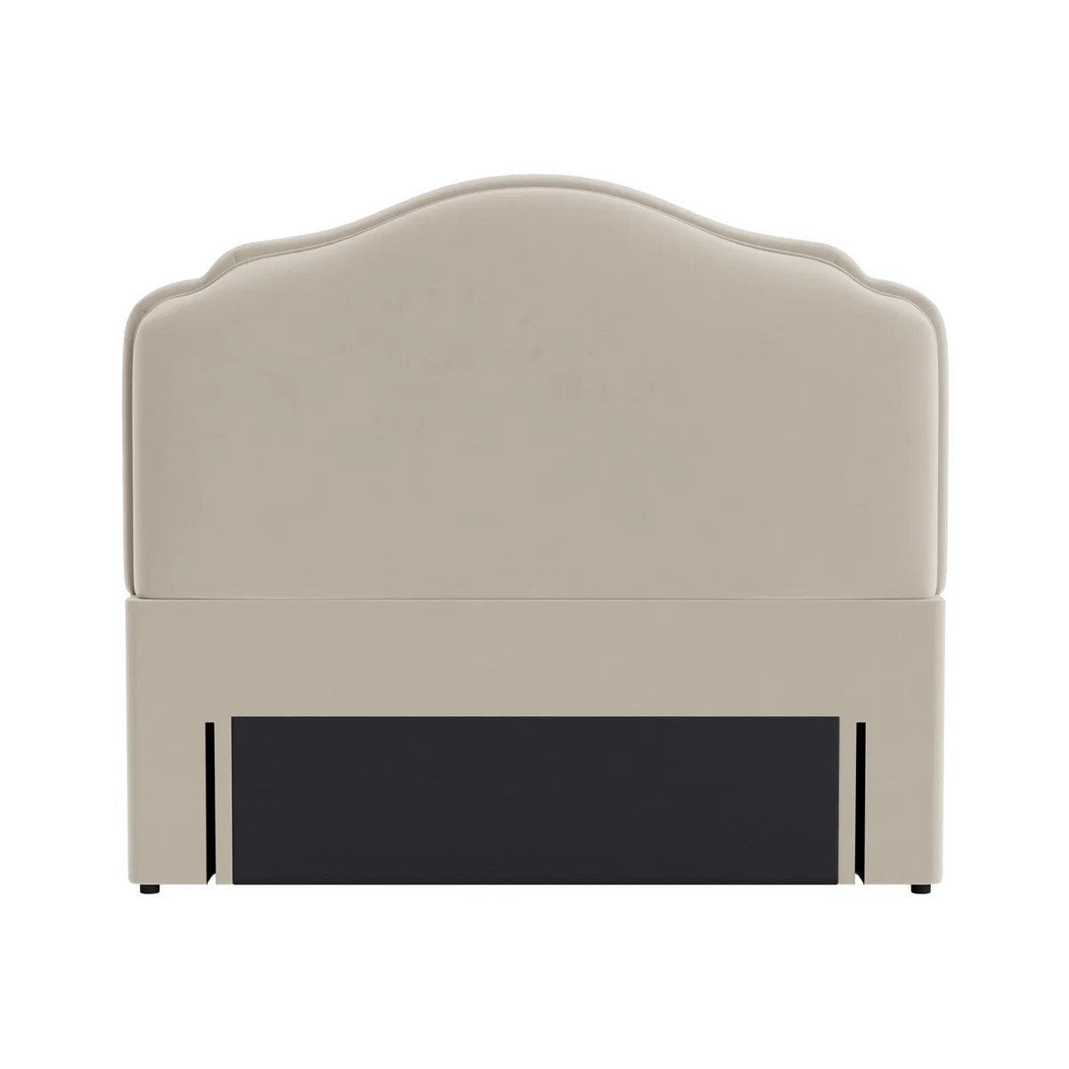 Sugar Puff Headboard, King (Blotting Paper Clever Velvet) – image 1
