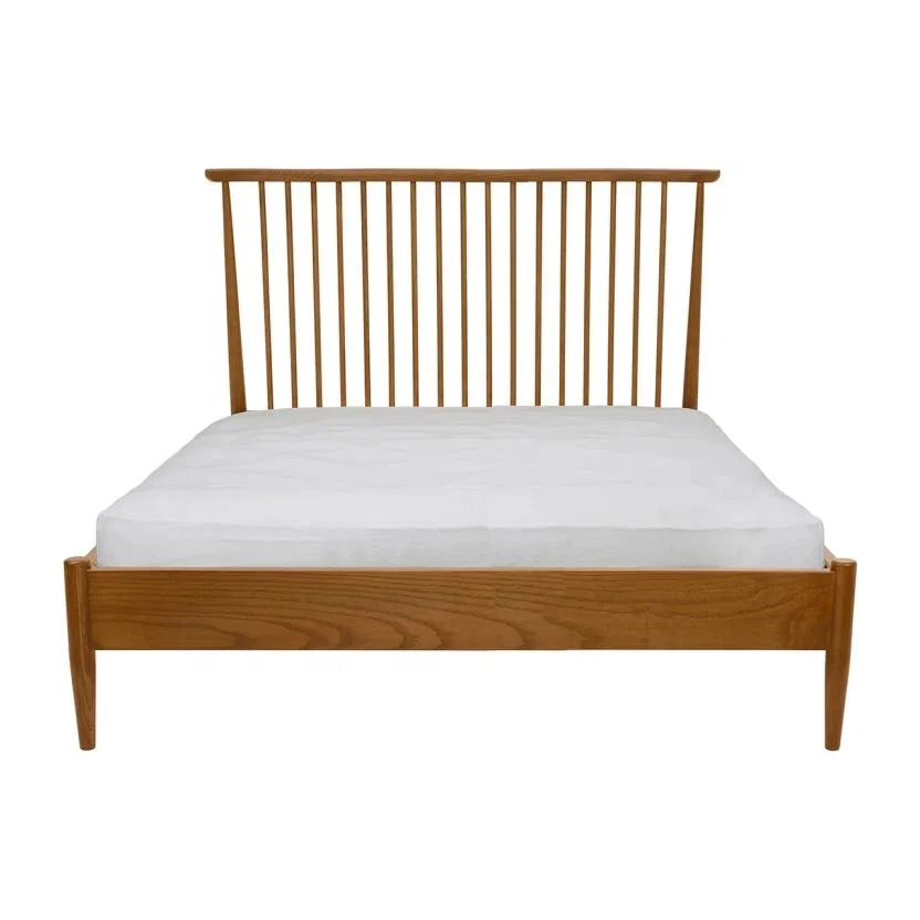 Ercol Salina Spindle Headboard Bedframe - Super King In Vintage – image 1