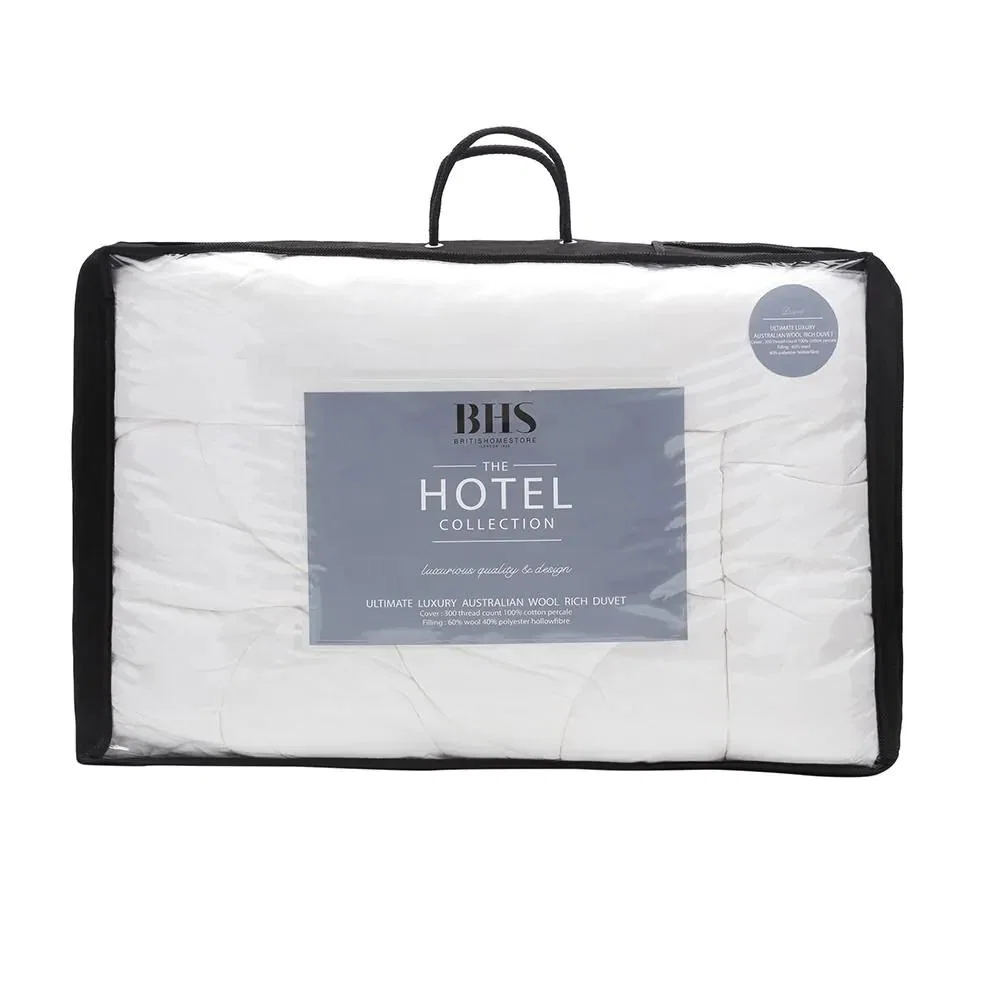5 Star Hotel Collection 10.5 Tog Australian Wool Duvet, Double – image 3