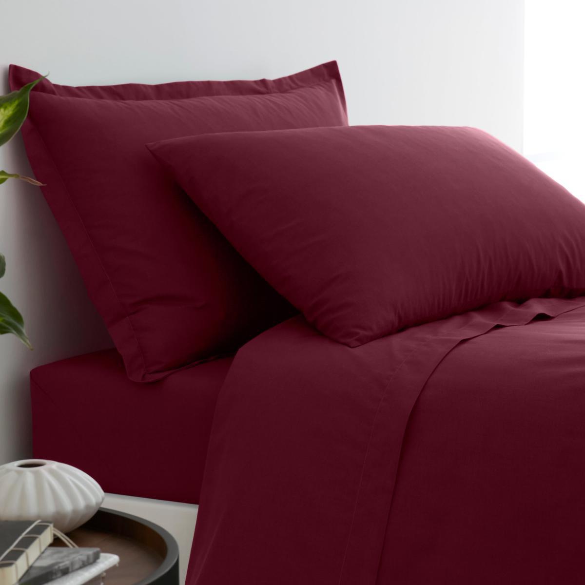 Pure Cotton Duvet Cover Claret – image 2