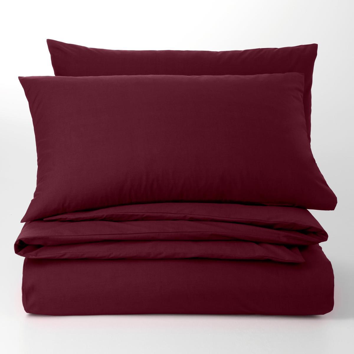Pure Cotton Duvet Cover Claret – image 3