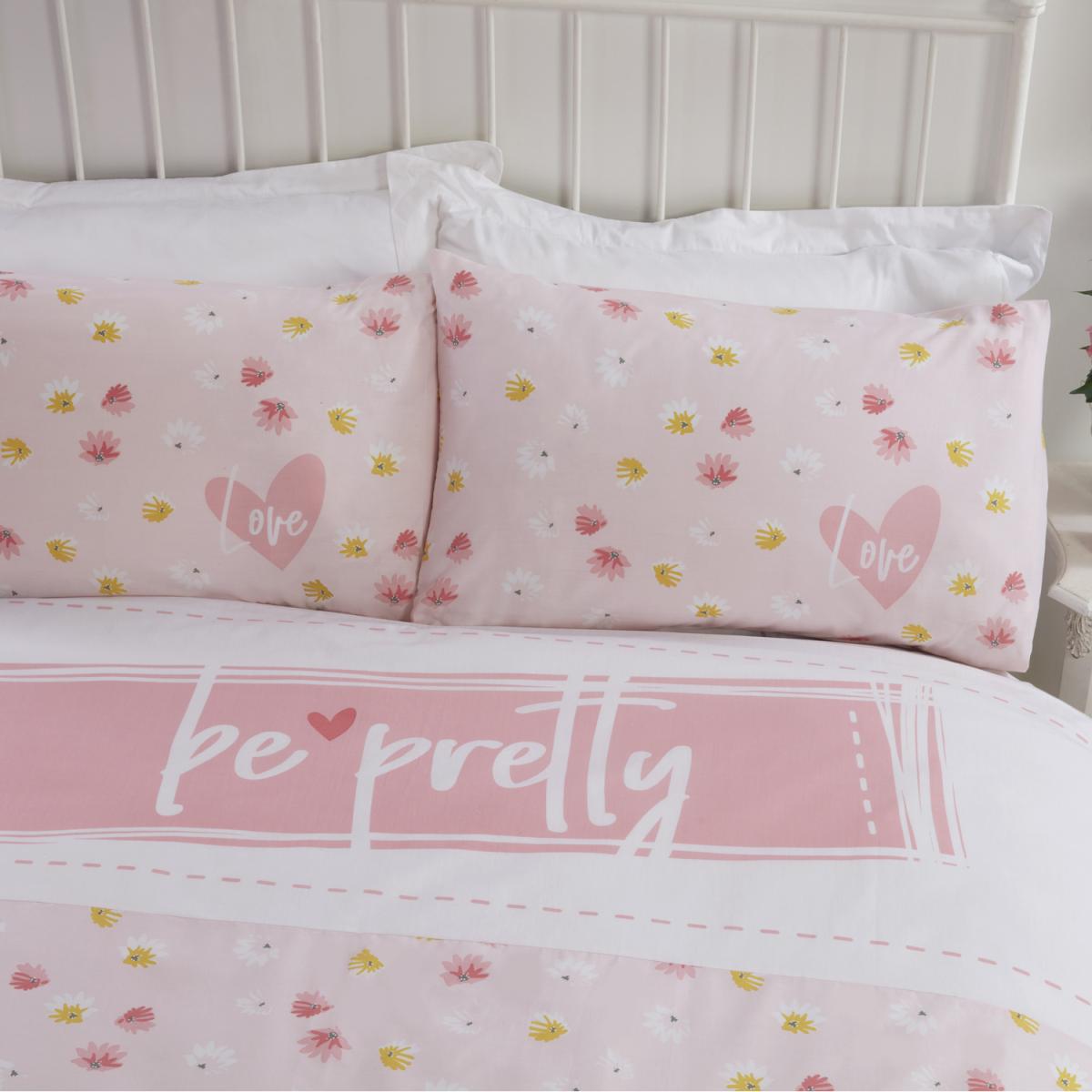 Be Pretty Duvet Set - Pink / Double – image 3