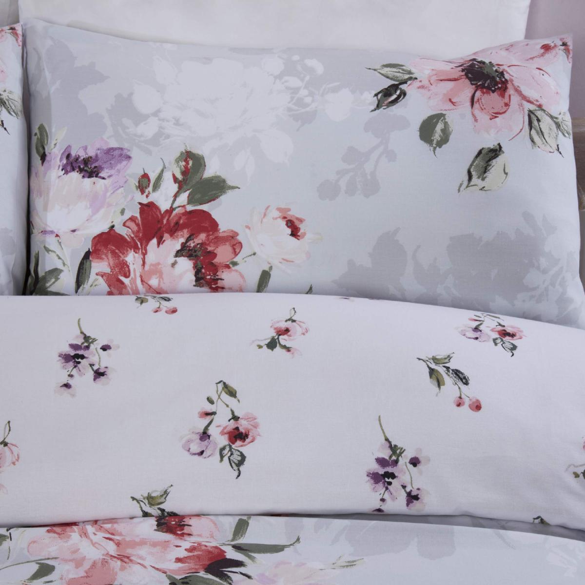Margo Microfibre Duvet Set - Grey / Double – image 2