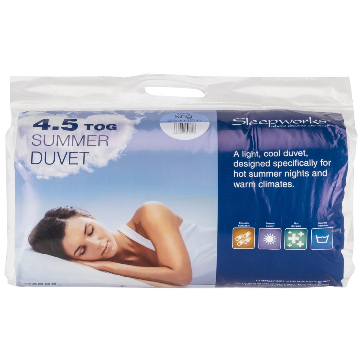 4.5 Tog Duvet - White / Double – image 5