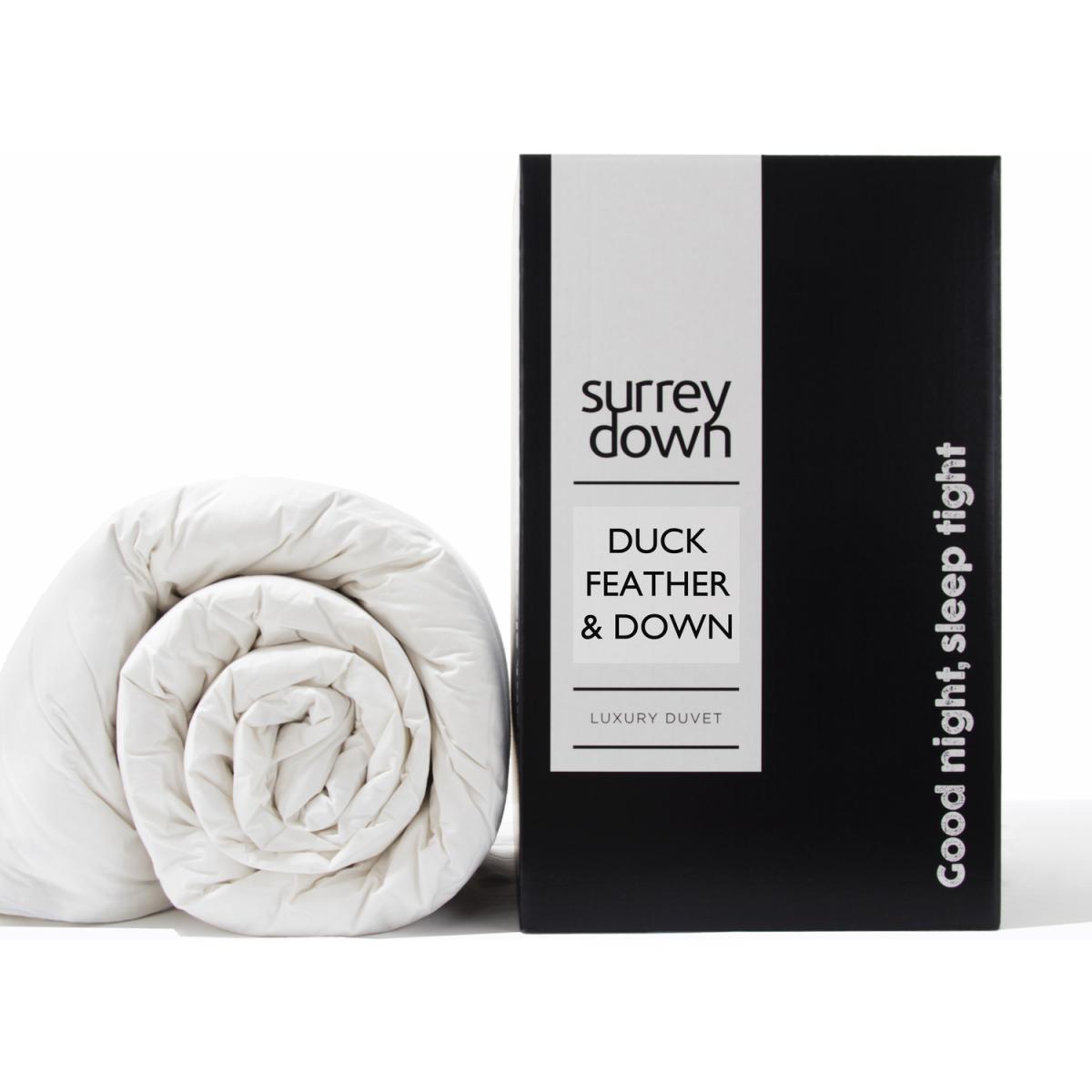 Duck Feather and Down 4.5tog Duvet - White / Double – image 4
