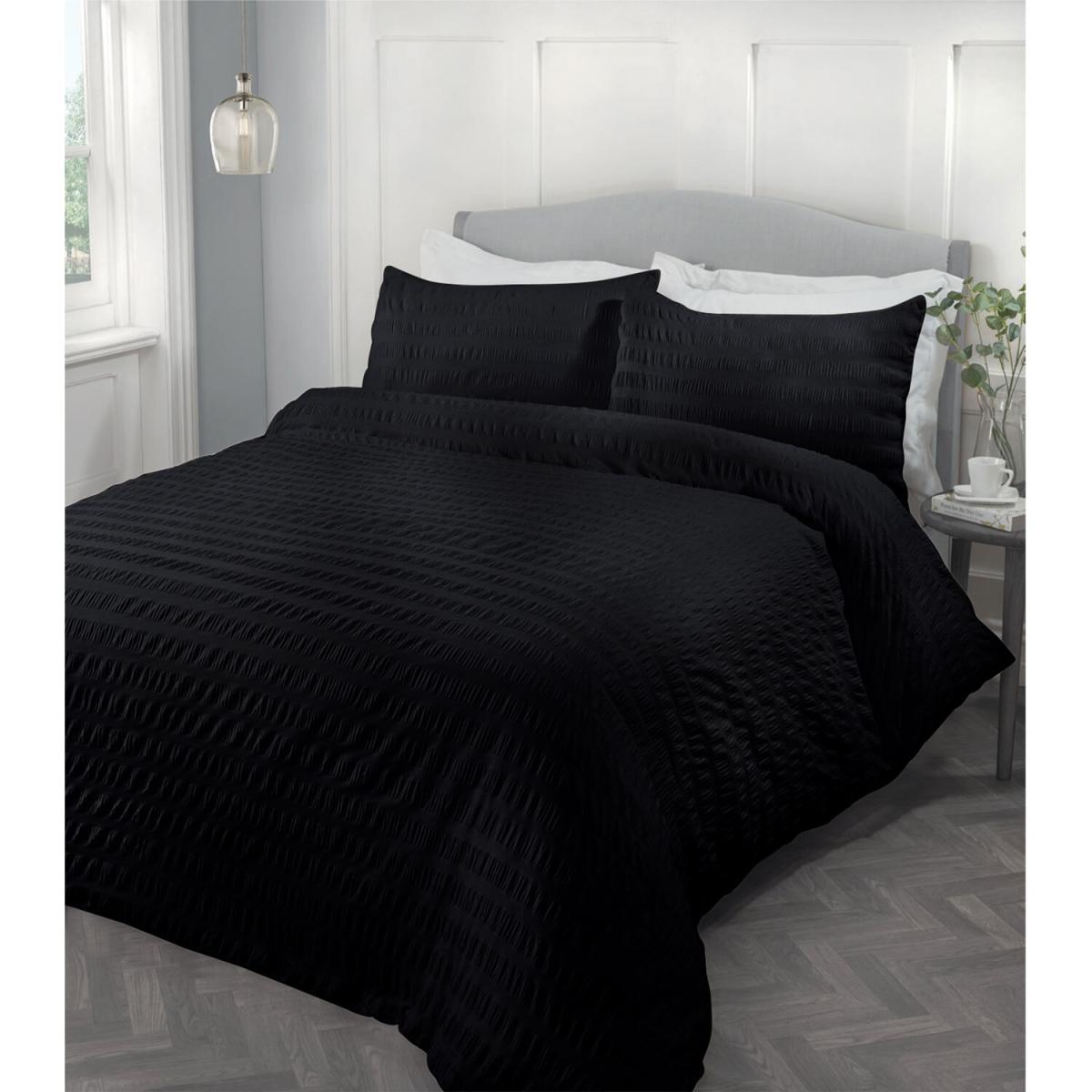 Seersucker Duvet Set - White / Double – image 12