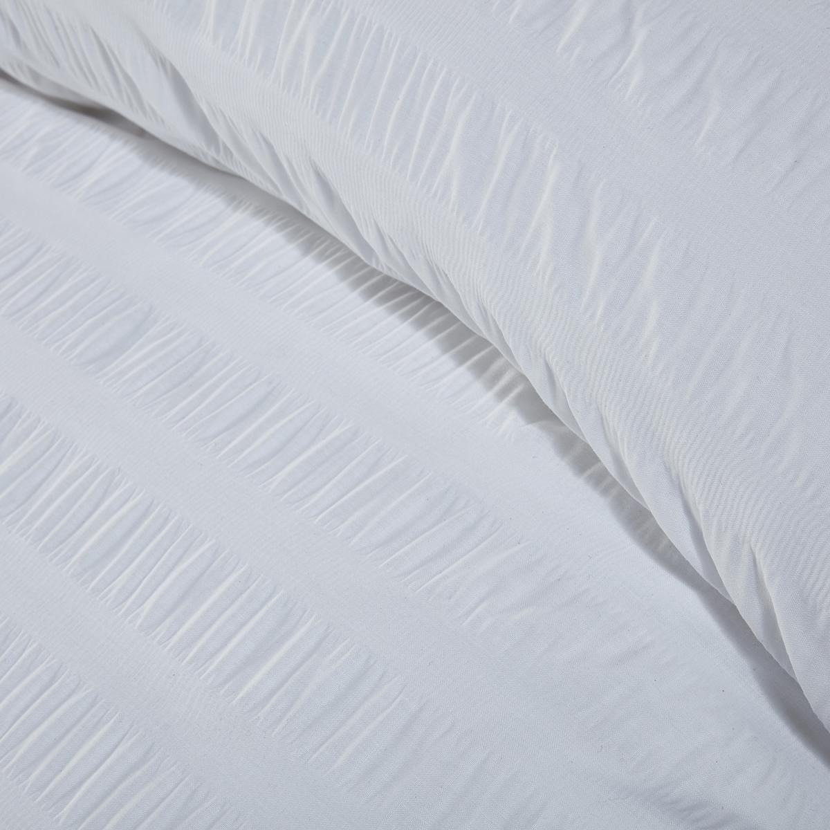 Seersucker Duvet Set - White / Double – image 3