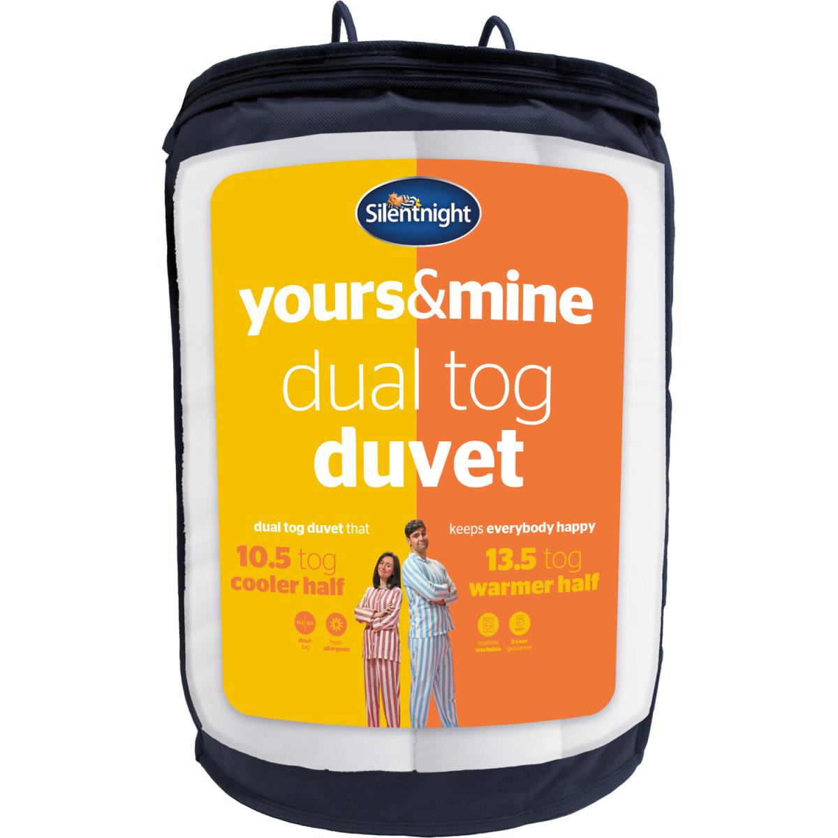 Silentnight Yours and Mine Duvet 13.5/10.5Tog - Double – image 7