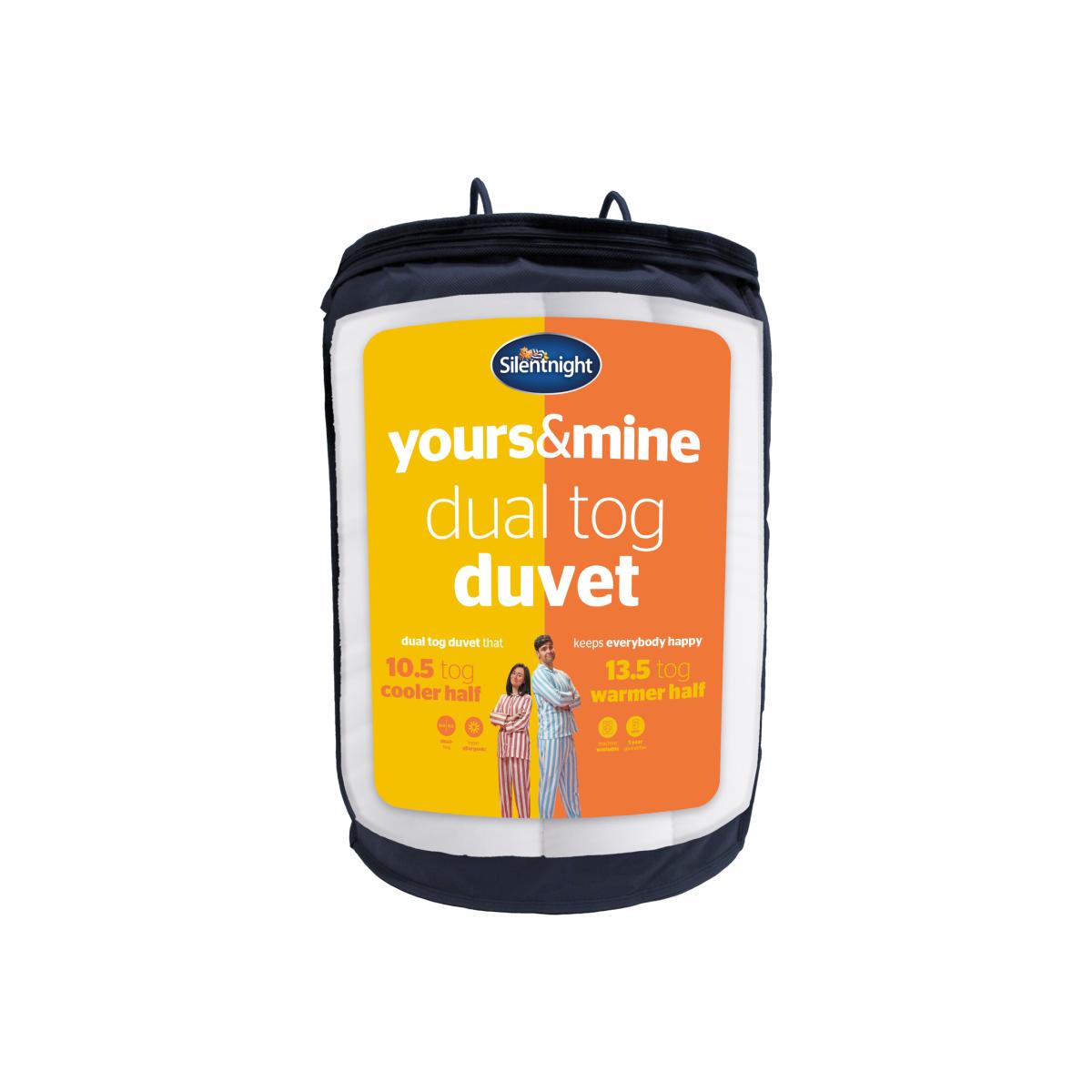 Silentnight Yours and Mine Duvet 13.5/10.5Tog - Double – image 1