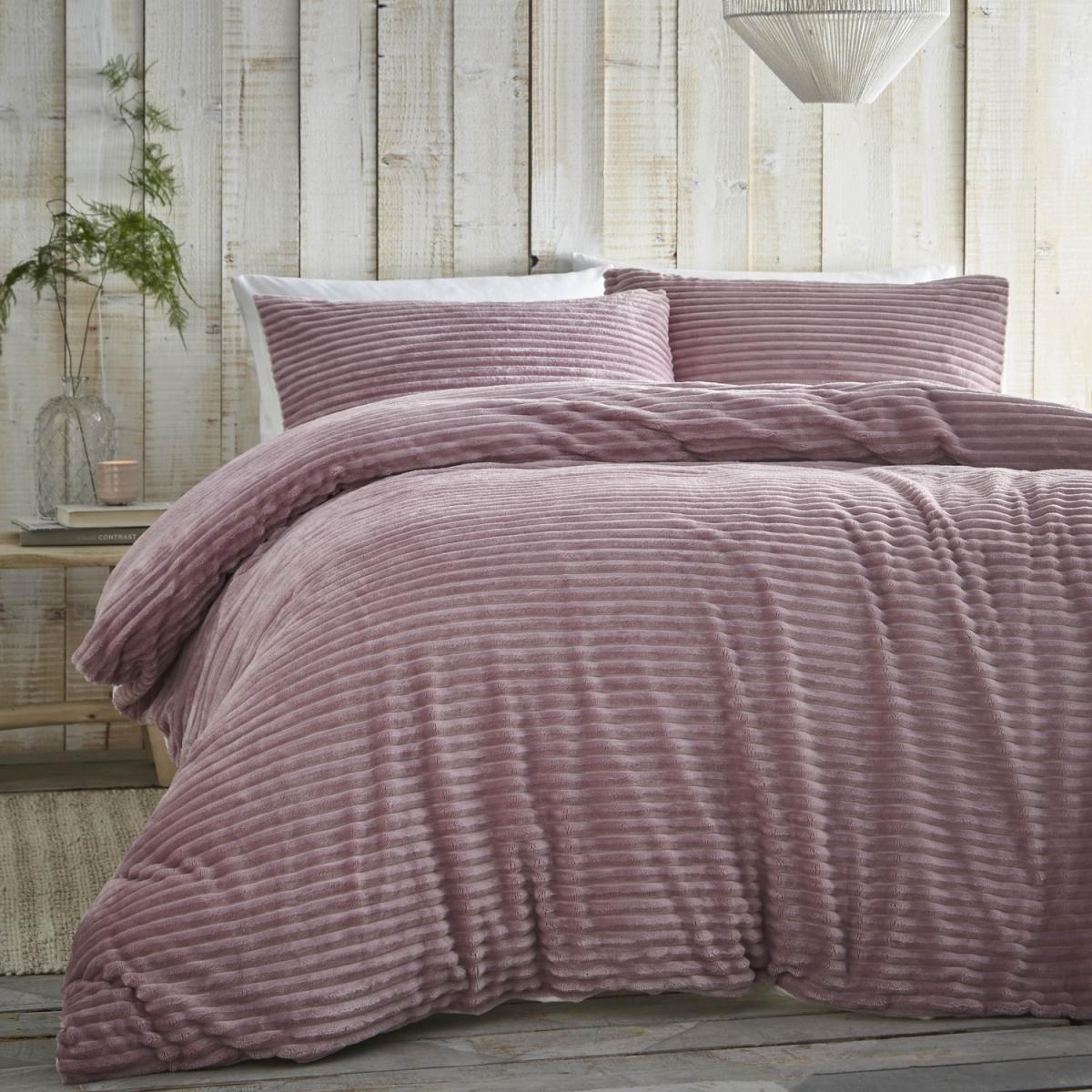 Alaska Blush Pink Duvet Set - Blush Pink / Double – image 3
