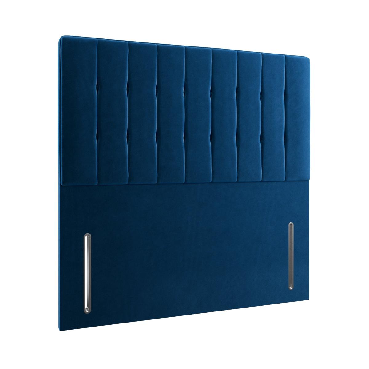 Velvet Double Tansden Headboard Navy Blue – image 2