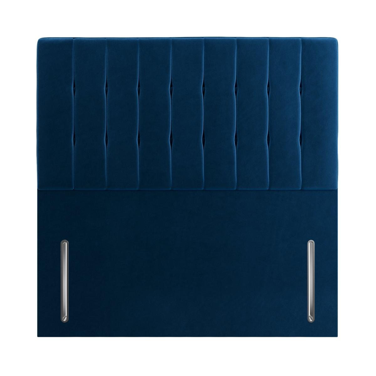 Velvet Double Tansden Headboard Navy Blue – image 3