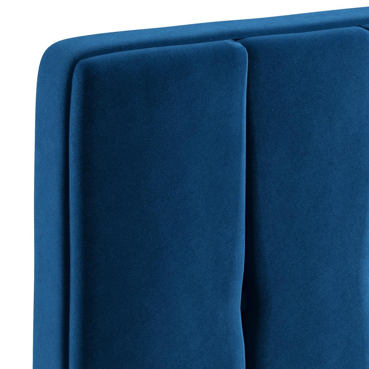 Velvet Double Tansden Headboard Navy Blue – image 4