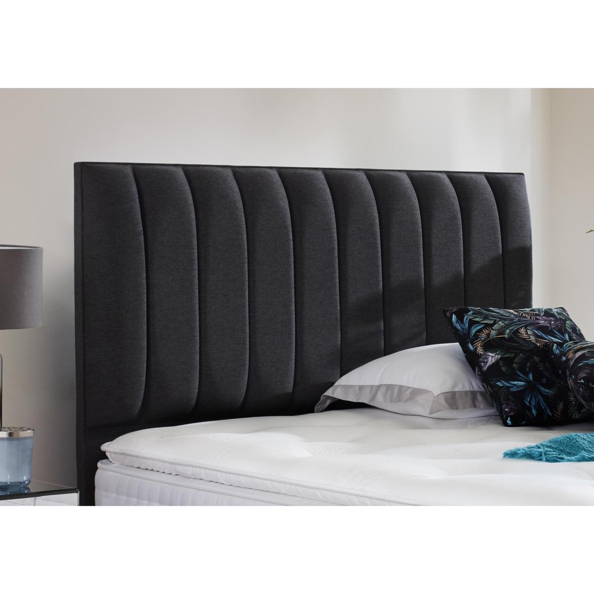 Sleep Story - Dickens Floor Standing Headboard - Small Double - Beige – image 2