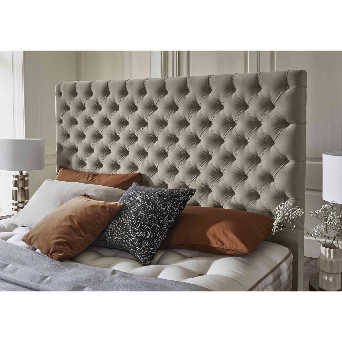 Vispring - Aldo Floor Standing Headboard - Double - Lovely Armour – image 2
