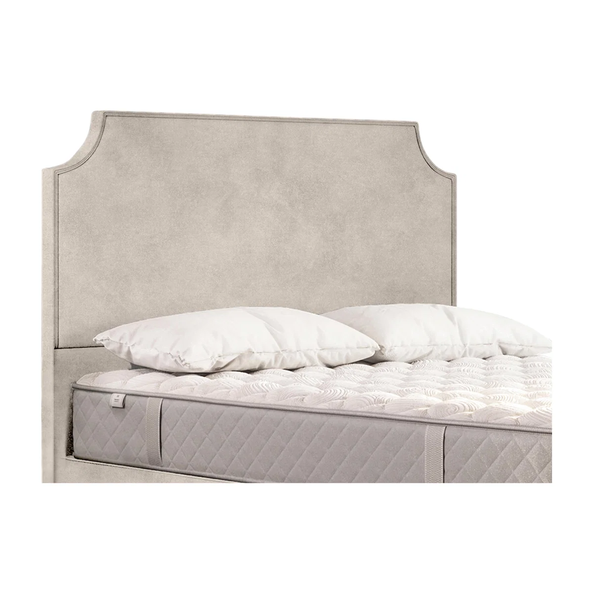 Sealy - Tate Floor Standing Headboard - Double - Velvet Dove – image 1